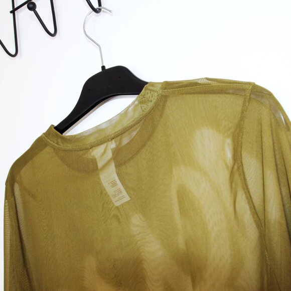 BNWT SS25 ACNE STUDIOS SPRAYED LOGO LS TSHIRT L - Picture 5 of 11